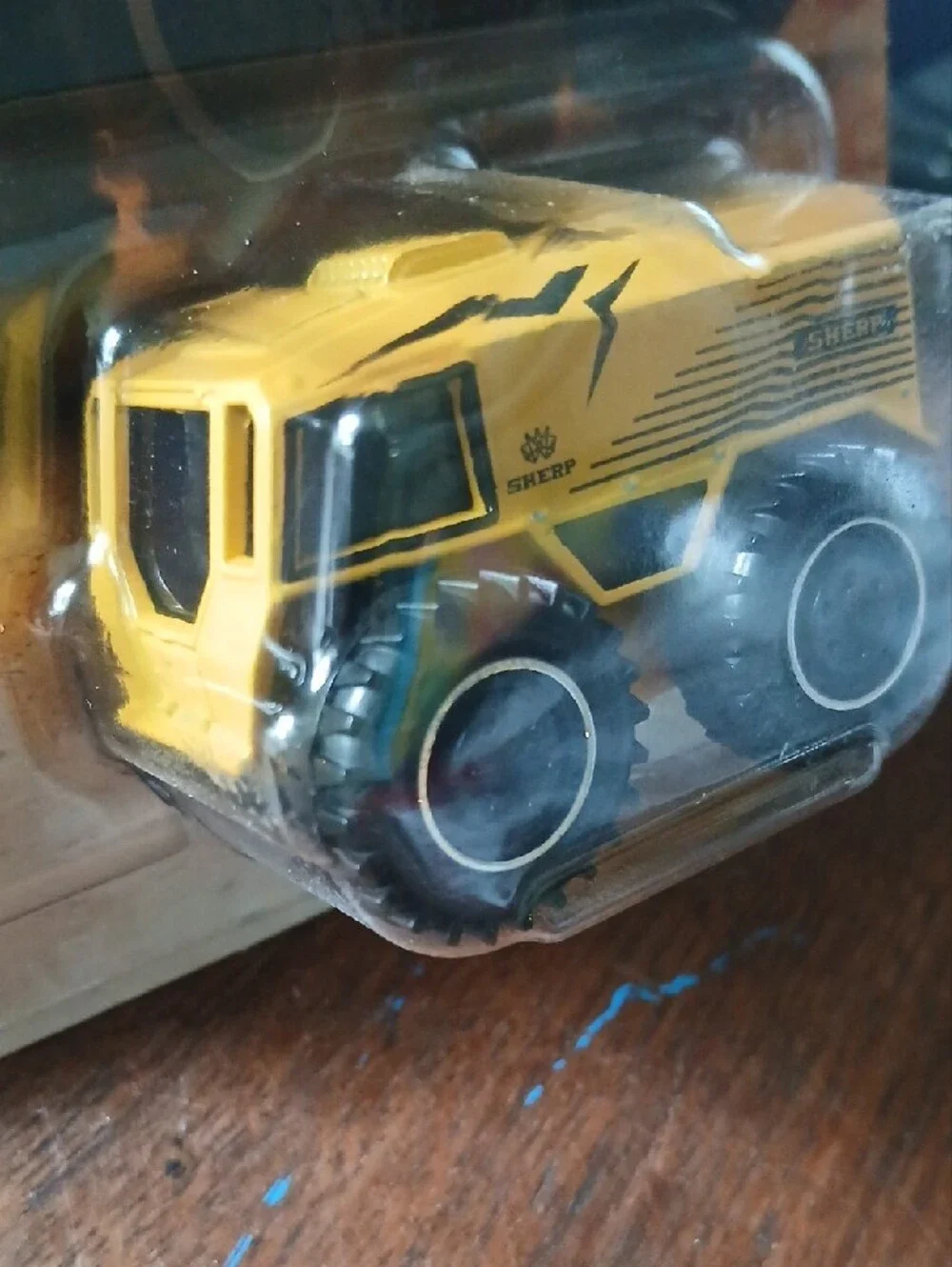 Matchbox SHERP N 1200 Yellow Die-Cast Off-Road Toy Vehicle